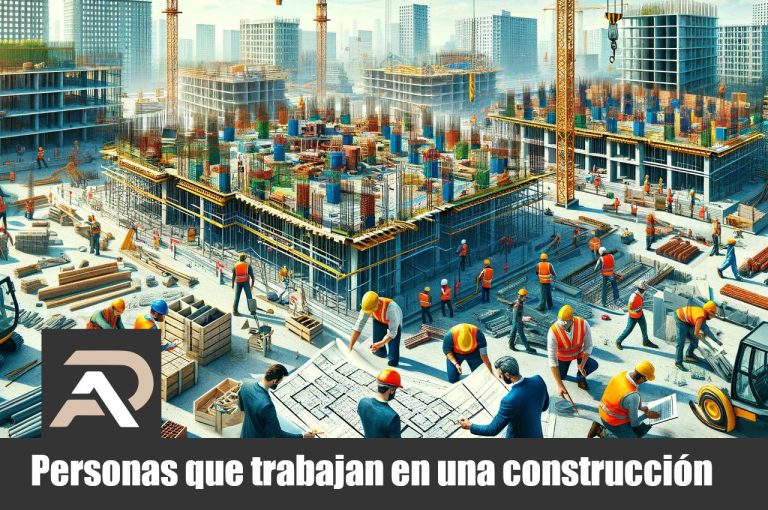 Todas las personas trabajadoras en una construccion